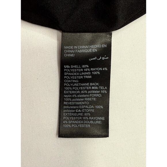 White House Black Market Faux-Wrap Boot Skirt w/ Faux Leather Trim Size 2 - Picture 11 of 11